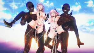 065 kal’tsit & Theresa group sex video ?arknights? [sound] - ﻿3D animation on Crohasit
